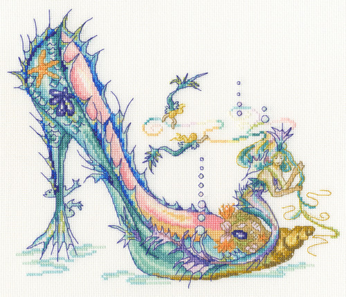 The Siren Counted Cross Stitch Kit by Bothy Threads