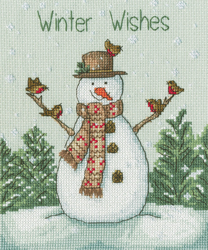 Ol' Jack Frost Counted Cross Stitch Kit by Bothy Threads