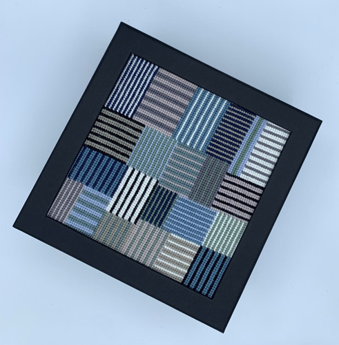 Cool Stripes special things Tapestry box in Black By Appletons