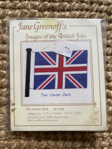 Union Jack Counted Cross Stitch kit by Jane Greenoff