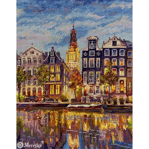 Amsterdam Counted Cross Stitch Kit By Merejka