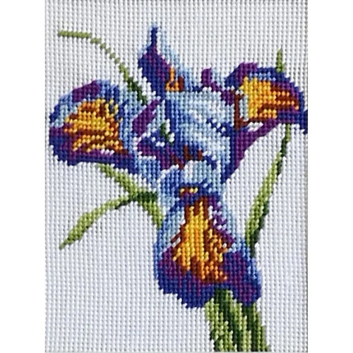 Blue Iris Tapestry Kit by Gobelin-L