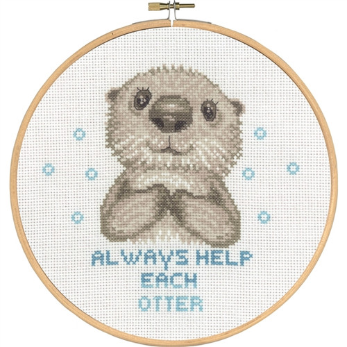 Always Help Counted Cross Stitch Kit by Permin