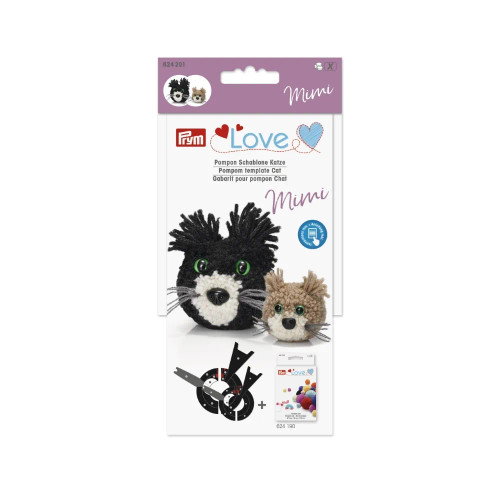 Mimi Cat Pom Pom Template by Prym