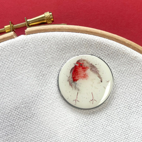 Jolly Robin Needle Minder by Bothy Threads