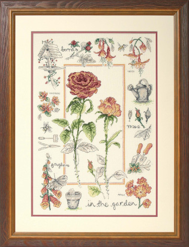 In The Garden Country Life Collection Cross Stitch Kit by Anchor