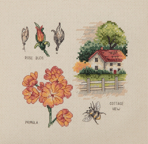 Garden View Country Life Collection Cross Stitch Kit by Anchor