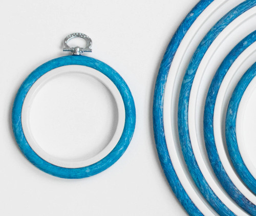 3 inch Blue Flexible Hoop by Nurge