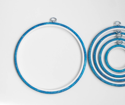 9 inch Blue Flexible Hoop by Nurge