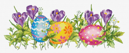 Crocus Cross Stitch Kit Luca-S