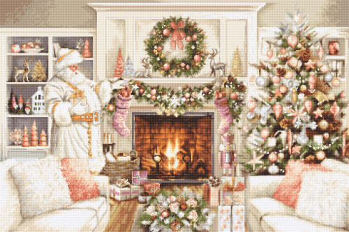 New Year Cross stitch Kit by Luca S