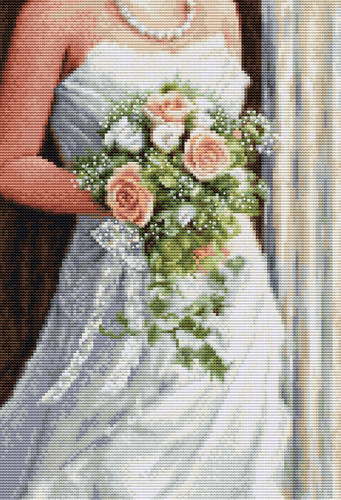 The Bride Cross Stitch Kit by Luca S