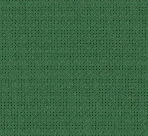 1 Offcut of 18 Count Aida in Christmas Green 63cm x 48cm