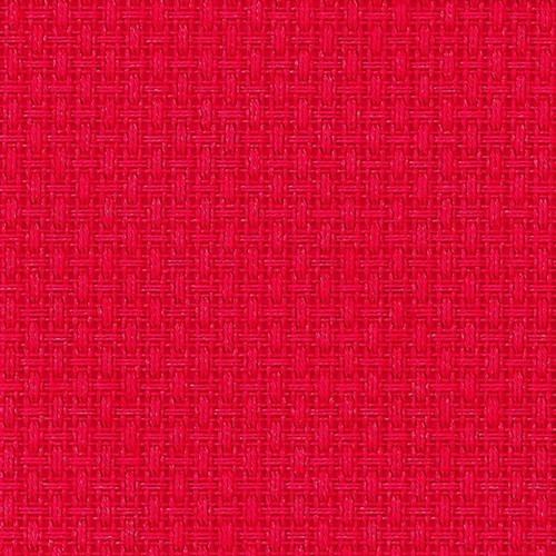 1 Offcut of 8 Count Aida in Red 100cm x 58cm