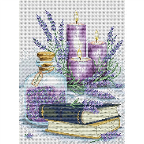 Lavender Aroma Counted Cross Stitch Kit by VDV