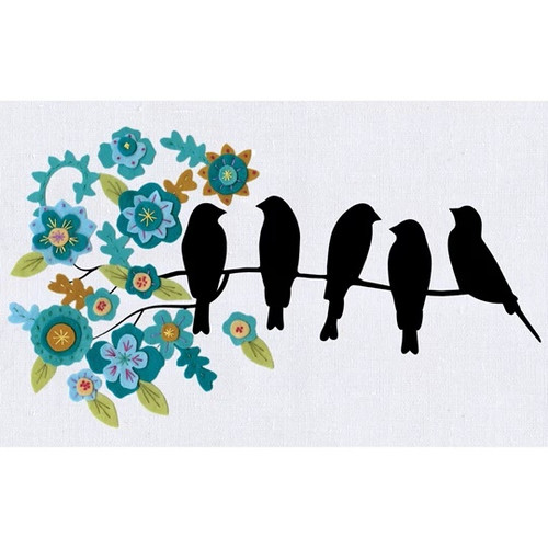 Bird Silhouette Felt Applique Kit by Design Works