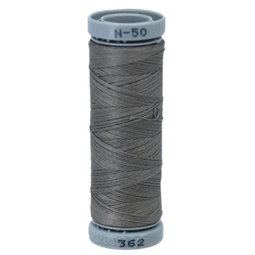 Presencia 50wt Cotton Sewing Thread - Dark Beaver Grey - 362