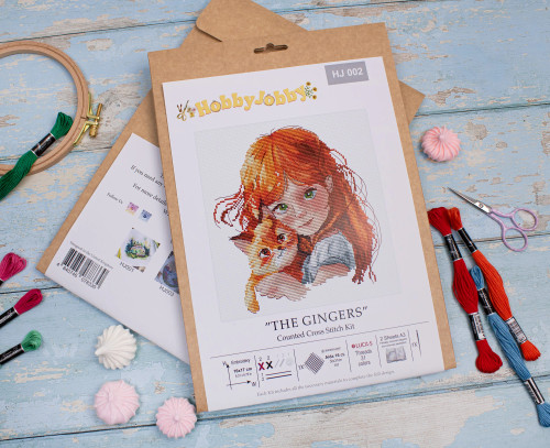 The Gingers Counted Cross Stitch Kit by Hobby Jobby