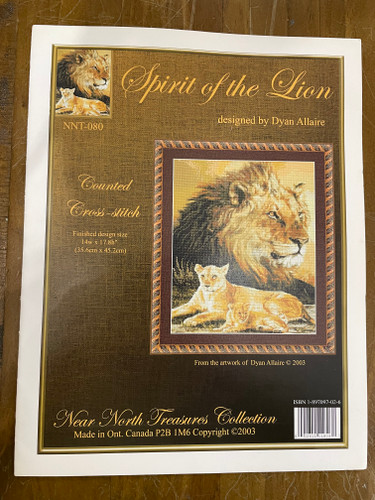 Spirit Of The Lion Cross Stitch Chart Booklet by Dyan Allaire