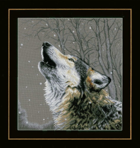 Howling at the Stars Counted Cross Stitch Kit by Lanarte