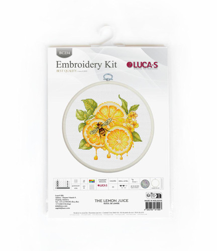 The Lemon Juice Cross stitch Kit By Luca S