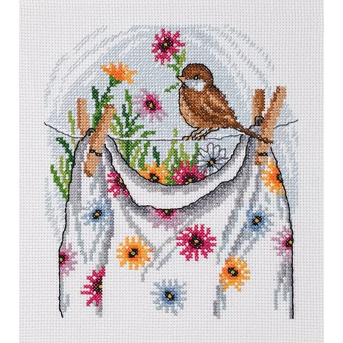 Laundry Counted Cross Stitch Kit by Permin