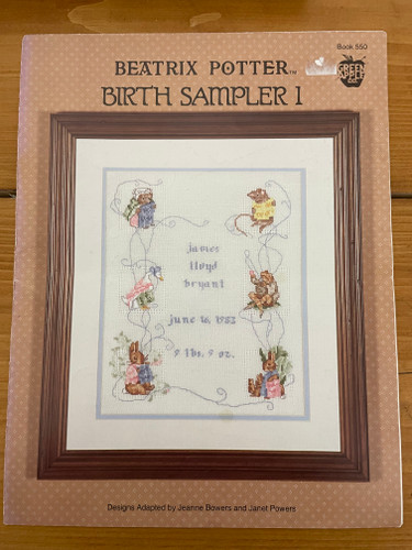 CHARITY - Beatrix Potter Birth Sampler CHART ONLY Booklet