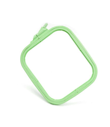 Green Square hoop 4.5" by Nurge