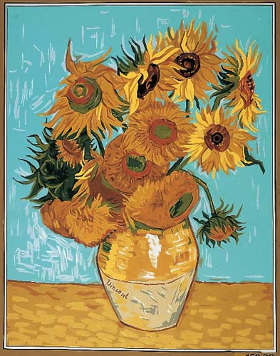 Les Tournesols d apres Van Gogh Tapestry Canvas