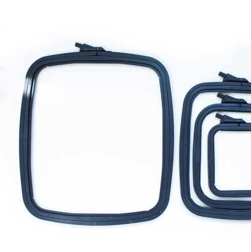 Navy Blue Square hoop 12" by Nurge