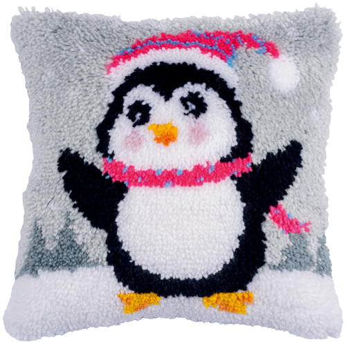 Penguin Latch Hook Rug kit by Vervaco