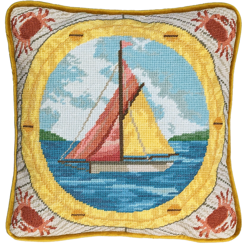 Plain Sailing Tapestry Cushion Kit by Bothy Threads