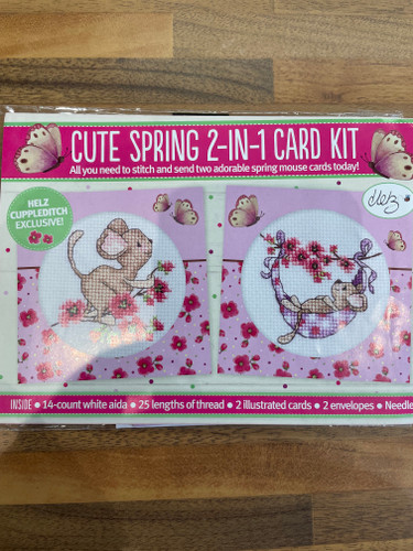 CHARITY - Cute Spring Cards/envelop and CHART ONLY