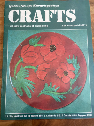 *Second-Hand* Golden hands Encyclopedia of Crafts: Enamelling: Part 75