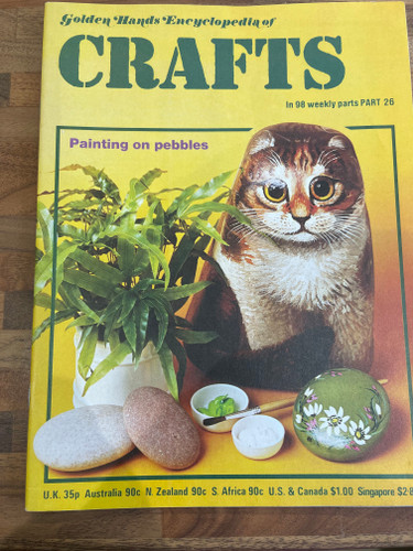 *Second-Hand* Golden hands Encyclopedia of Crafts: Painting on Pebbles: Part 26