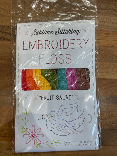 CHARITY - Sublime Stitching 7 x Embroidery Floss - Fruit Salad