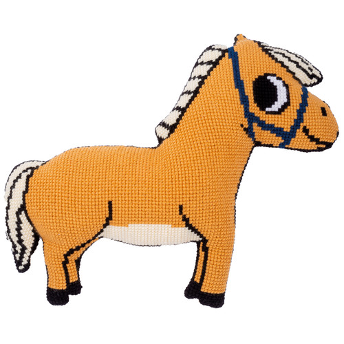 Horse Cross Stitch Cushion Kit by Vervaco