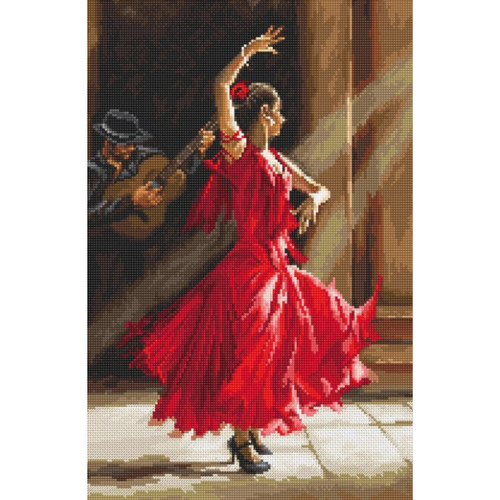 Flamenco Dancer Cross Stitch Kit by Letistitch