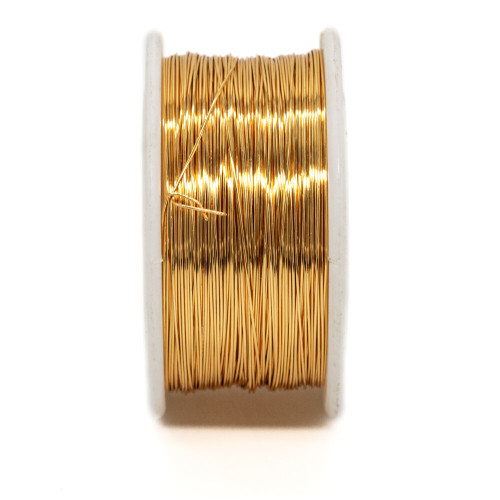 Jewellery Wire Gilt Plated 0.3mm - 55mt