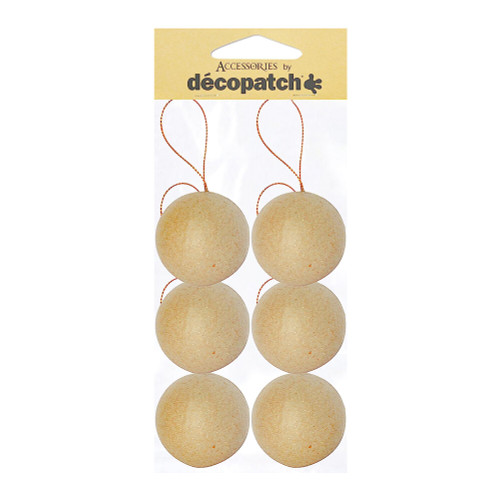 Decopatch Baubles with String (6)