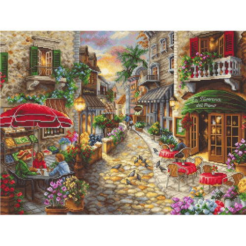 Early Evening In Avola Cross Stitch Kit by Letistitch