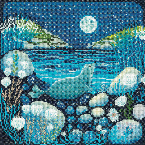 Moonlit Bay Cross Stitch Kit by Mel Rodicq