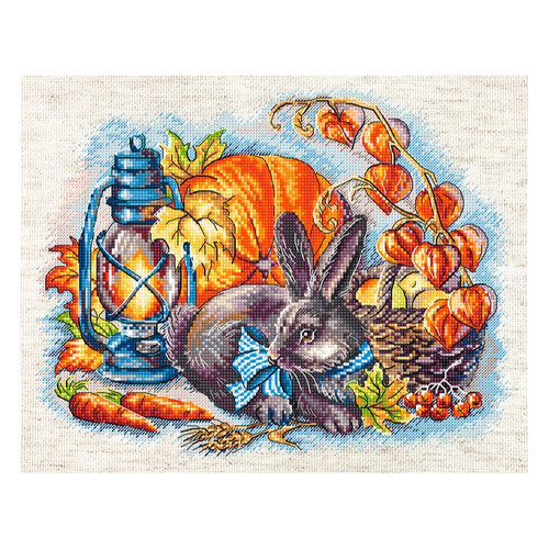 Autumn With A Rabbit Cross Stitch Kit by Letistitch