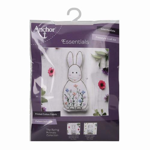 Beautiful Bunny Easter Freestyle Embroidery Kit by Anchor