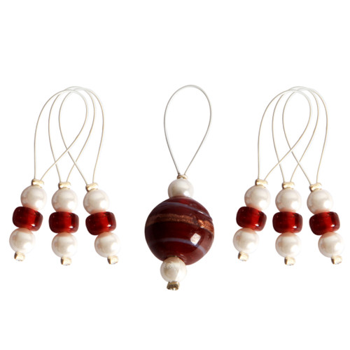 Zooni Amaryllis Bead Stitch Markers by KnitPro