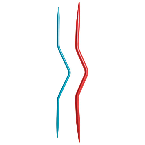 Coloured Aluminium Cable Needles: Set of 2 by KnitPro