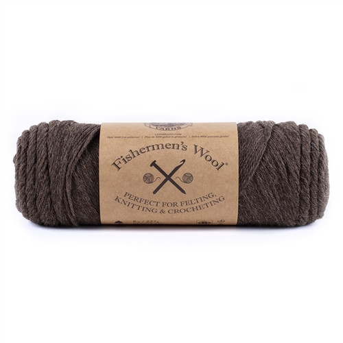 3 x 225g Lion Brand Yarn Fishermen's Wool - Natures Brown Yarn Kit