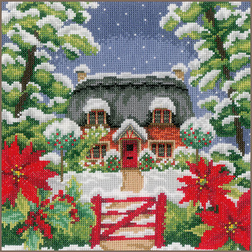 Winter: Four Seasons Counted Cross Stitch Kit by Vervaco