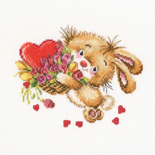 Take My Heartlet Counted Cross Stitch Kit by RTO