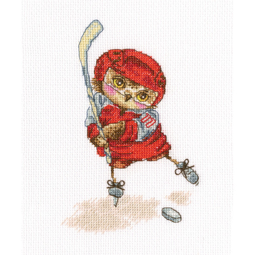 Shoot The Puck Counted Cross Stitch Kit by RTO